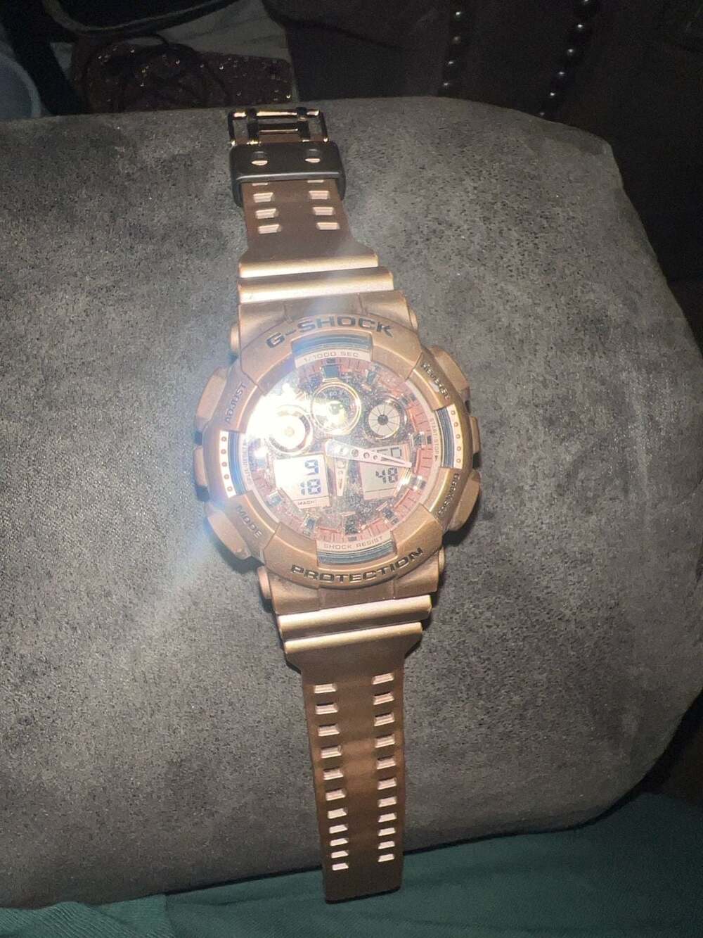 Casio G-Shock GA-100GD-9A Crazy Gold Analog-Digital Men's Watch